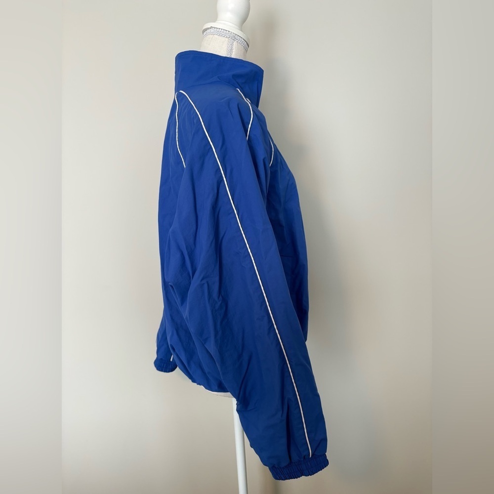 Old Navy Blue Nylon Windbreaker Jacket Cinch Waist XL - Picture 6 of 12